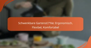 Schwenkbare Gartenstühle: Ergonomisch, Flexibel, Komfortabel